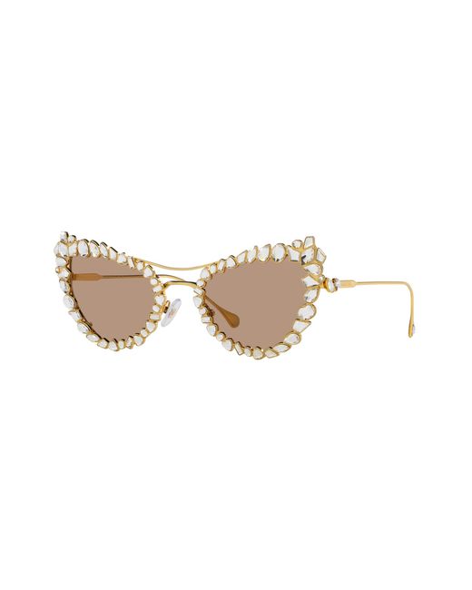 Swarovski Metallic Sk7011 402263 Sunglasses Metal Geometric Normal