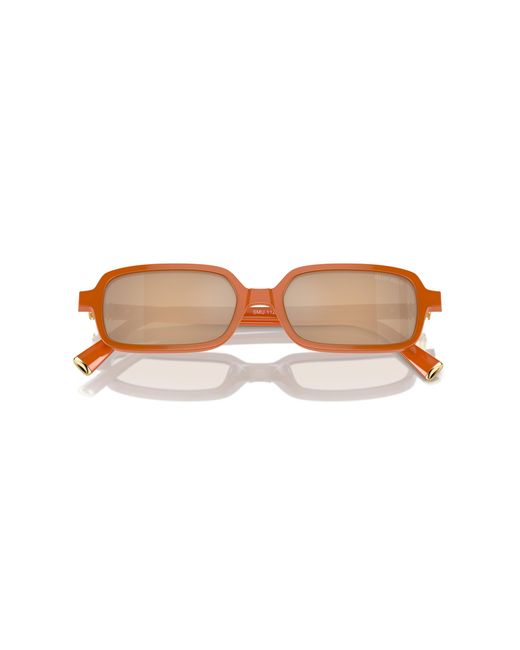 Miu Miu Black Mu 11Zs 11V40D Sunglasses Acetate Squared Normal Mirror