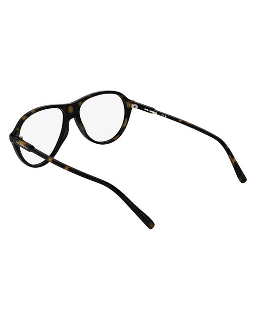 Karl Lagerfeld Black Kl6217 242 Optical Frames Acetate Pilot Normal