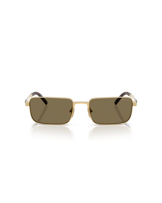 Prada Black Pr D54S 24J90F Sunglasses Metal Squared Normal for men