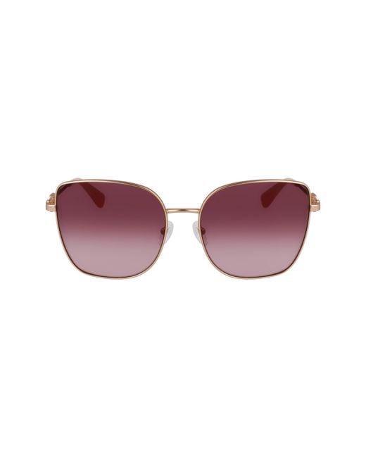 Longchamp Black Lo177S 773 Sunglasses Metal Butterfly Normal