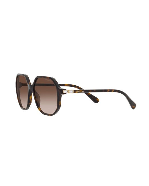 Swarovski Black Sk6003 100213 Sunglasses Acetate Geometric Normal Shaded