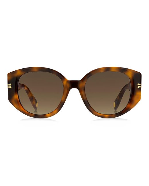 Marc Jacobs Black Mj 1052/S 05L/Ha Sunglasses Acetate Round Normal Shaded