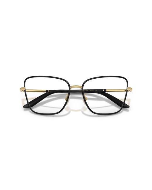 Dolce & Gabbana Black Dg1359 1334 Optical Frames Metal Cat Eye Normal
