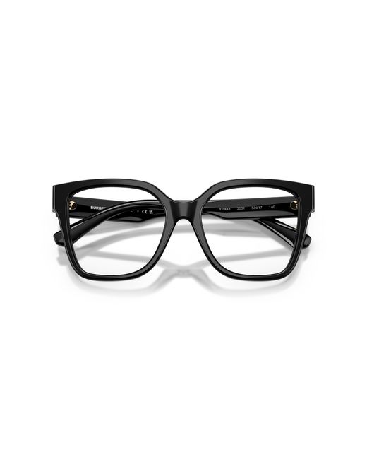 Burberry Black Be2443 4203 Optical Frames Acetate Squared Normal