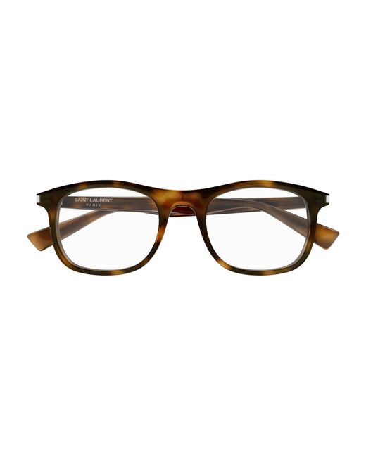 Saint Laurent Black Sl 811 003 Optical Frames Acetate Transparent Squared