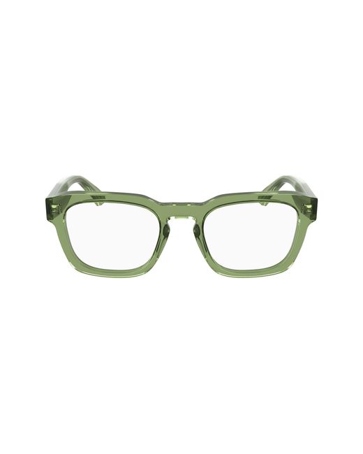 Calvin Klein Green Ckj25610 305 Optical Frames Acetate Squared Normal for men