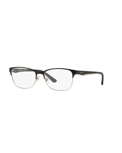 Vogue Eyewear Black Vo3940 352S Optical Frames Metal Squared Normal