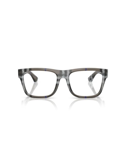 Burberry Black Be2411 4147 Optical Frames Acetate Squared Normal for men