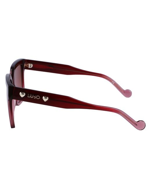 Liu Jo Black Lj771S 606 Sunglasses Acetate Squared Normal Shaded