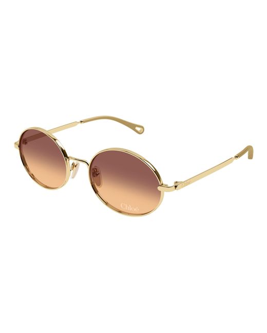 Chloé Black Ch0326S 004 Sunglasses Metal Round