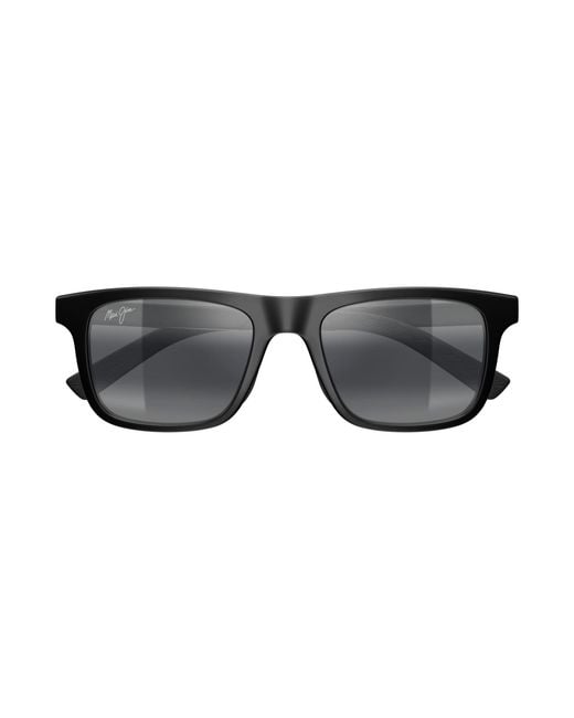 Maui Jim Black Mj0341S 001 Sunglasses Bio-Injected Squared for men