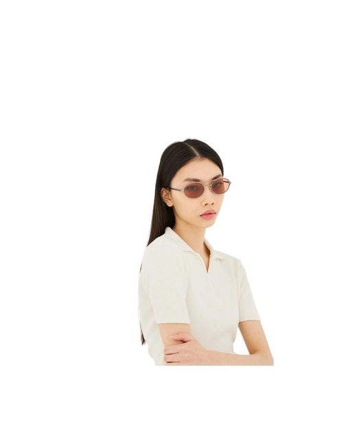 Retrosuperfuture Black 44R Bird Boogie Sunglasses Round Normal