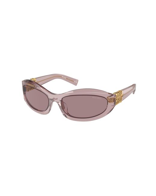 Miu Miu Black Mu 14Zs 12W20I Sunglasses Acetate Geometric Normal