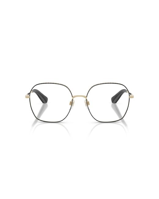 Burberry Black Be1399 1326 Optical Frames Metal Transparent Squared Normal