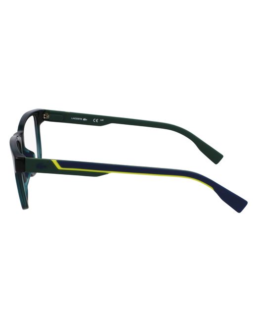 Lacoste Black L2965 301 Optical Frames Bio-Inject Squared Normal for men