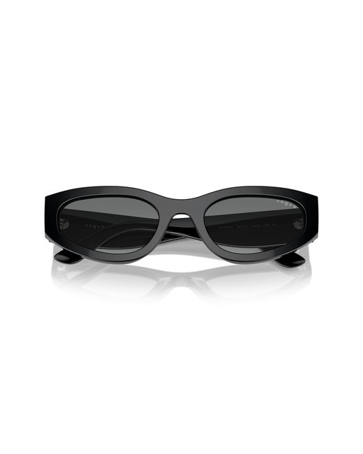 Vogue Eyewear Black Vo5585S W44/11 Sunglasses Acetate Geometric Normal Shaded
