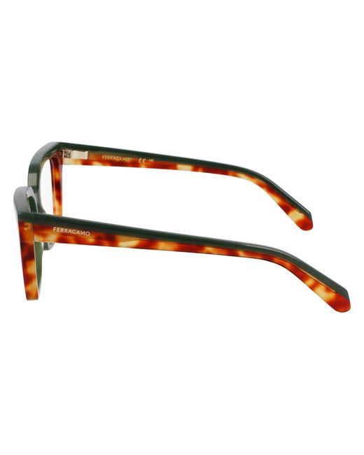 Ferragamo Black Sf3010 335 Optical Frames Acetate Squared Normal