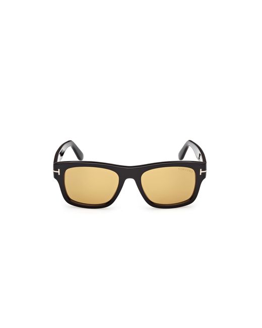 Tom Ford Black Ft1303 Smith-02 01E Sunglasses Acetate Squared Normal for men