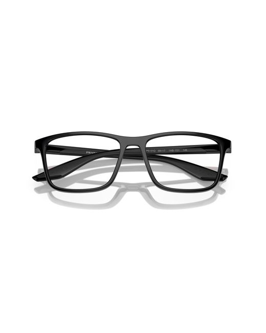 Prada Linea Rossa Black Ps 01Qv 1Ab1O1 Optical Frames Nylon Transparent Pillow Normal for men