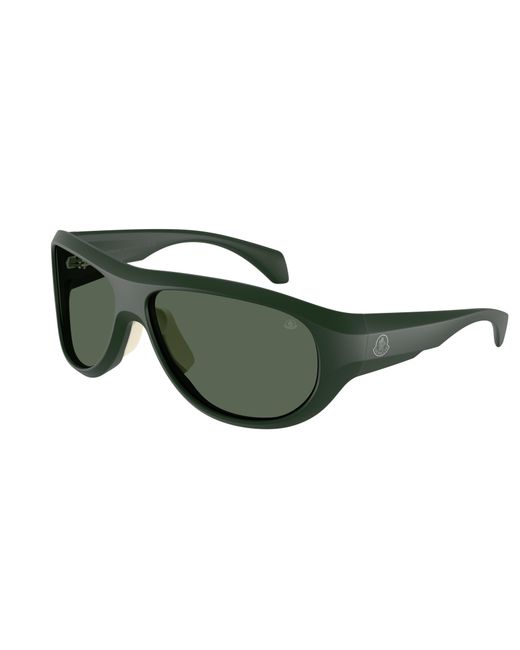 Moncler Green Me8013 Bleacher 502971 Sunglasses Injected Round Normal
