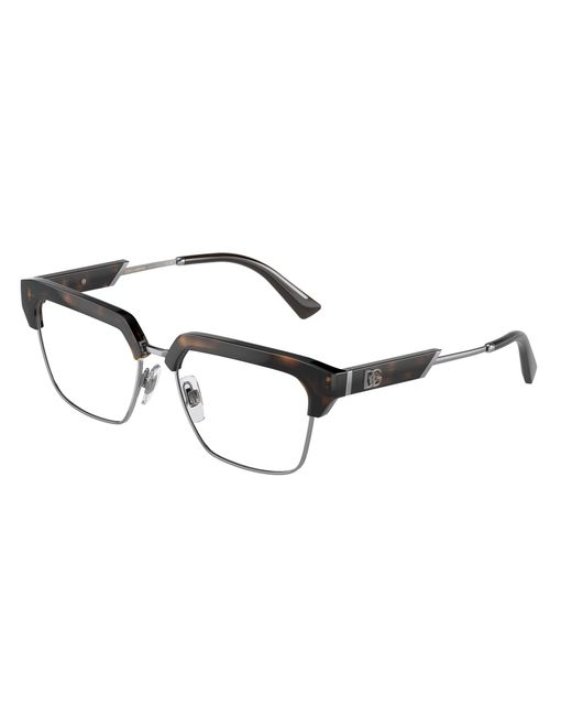 Dolce & Gabbana Black Dg5103 502 Optical Frames Injected Transparent Squared Normal for men