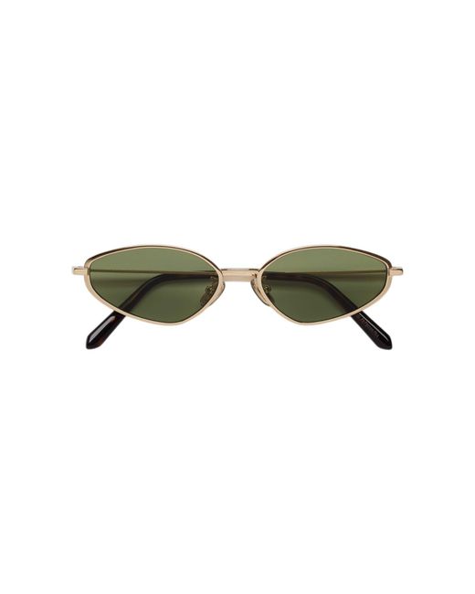 Retrosuperfuture Green Vgi Zyra Classic Sunglasses Metal Geometric Normal