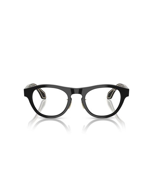 Giorgio Armani Black Ar8225 50011W Sunglasses Acetate Transparent Round Normal for men