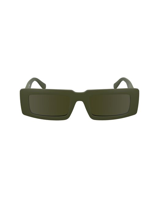 Calvin Klein Green Ckj25608S 309 Sunglasses Bio-Inject Squared Normal