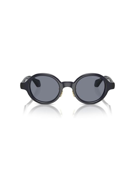 Giorgio Armani Black Ar8205 606419 Sunglasses Acetate Round Normal for men