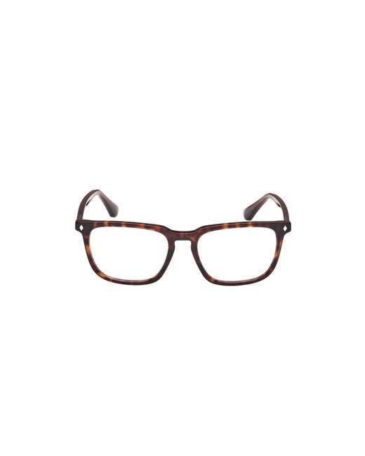 Web Black We5430 056 Optical Frames Acetate Squared Normal for men