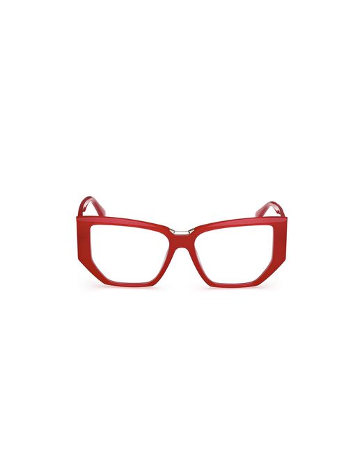 Max Mara Black Mm5179-B 066 Optical Frames Acetate Geometric Normal