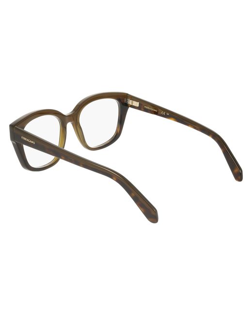 Ferragamo Black Sf3023 338 Optical Frames Acetate Squared Normal