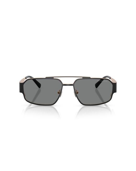 Michael Kors Black Mk1182 Cape Town 100587 Sunglasses Metal Squared Normal for men