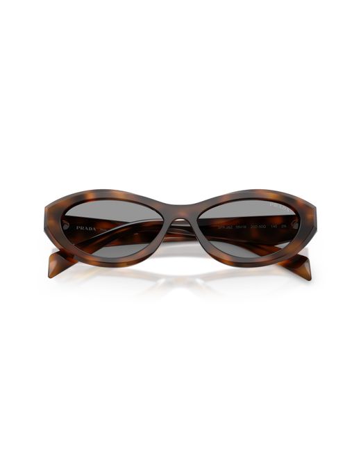 Prada Black Pr 26Zs 20D50Q Sunglasses Acetate Geometric Normal