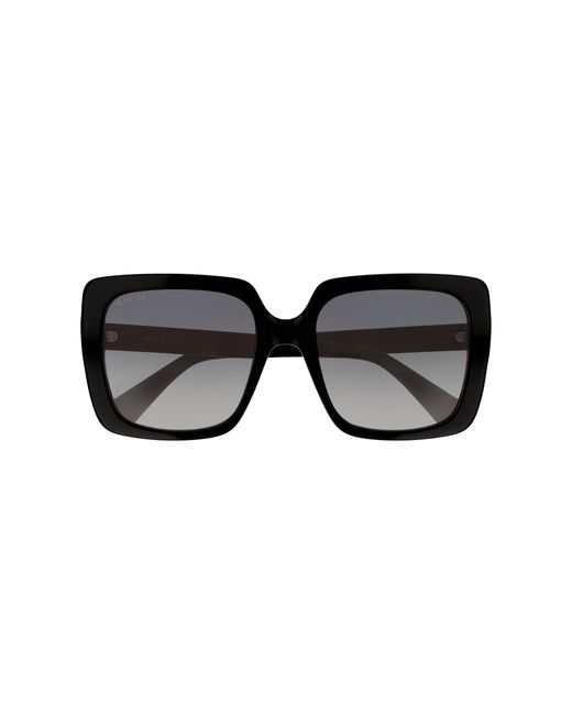 Gucci Black Gg0418S 001 Sunglasses Plastic Squared Normal