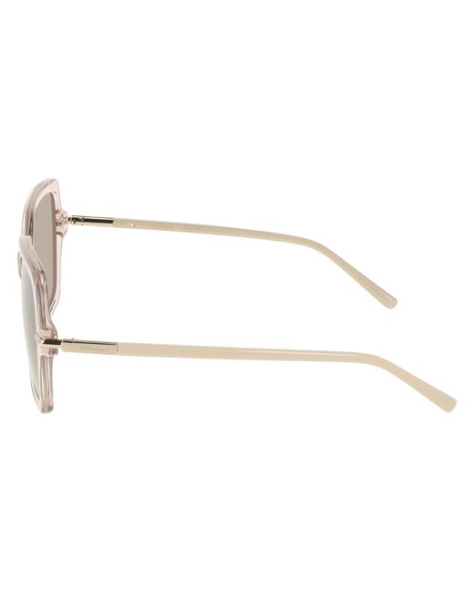 Ferragamo Black Sf2076S 278 Sunglasses Acetate Squared Normal