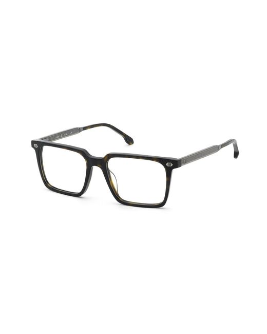 Lozza Black Vl4402 722Y Optical Frames Acetate Squared for men