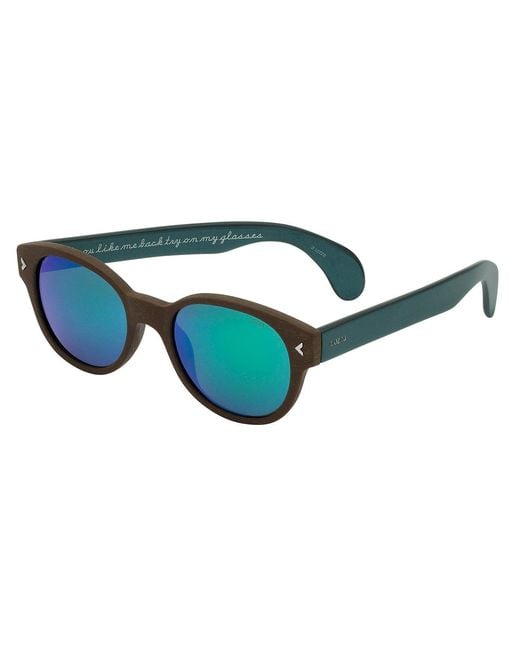 Lozza Black Sl1913M Macho Ampv Sunglasses Acetate Round Normal Multilayer