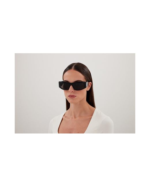 Balenciaga Black Bb0395S 001 Sunglasses Acetate Squared