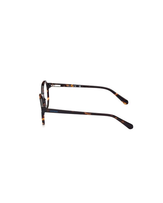 Guess Black Gu50166 052 Optical Frames Acetate Round Normal