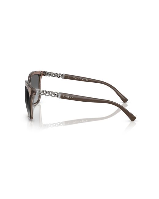 Vogue Eyewear Black Vo5633Sb 294011 Sunglasses Nylon Squared Normal Shaded