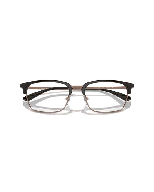 Emporio Armani Black Ea3243 3201 Optical Frames Injected Transparent Pillow Normal for men