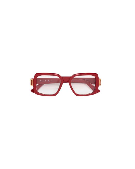 Marni Black Xyj Zamalek Optical Optical Frames Acetate Squared