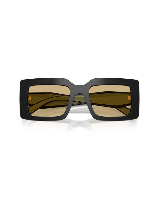 Prada Black Pr D01S 03K10R Sunglasses Acetate Squared Normal