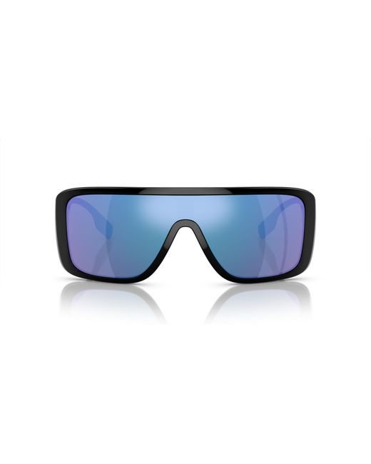 Burberry Black Be4401U 300155 Sunglasses Injected Geometric Mirrored Mirror for men
