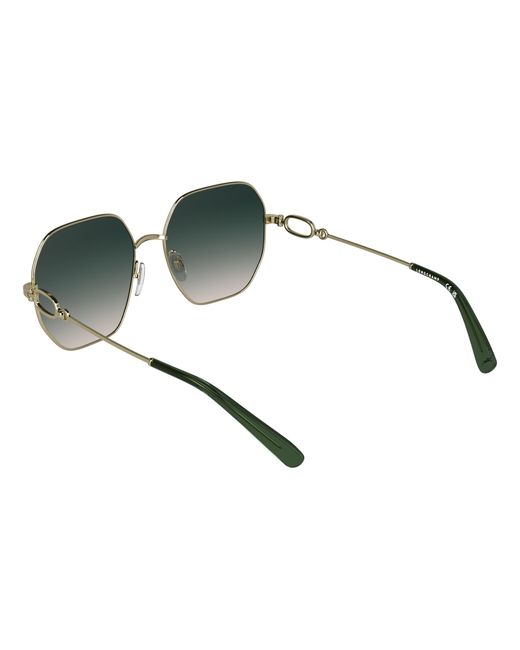 Longchamp Black Lo187S 725 Sunglasses Metal Squared Normal