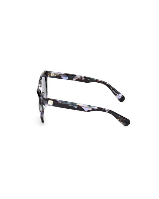 MAX&Co. Black Mo0146 55V Sunglasses Acetate Squared Normal
