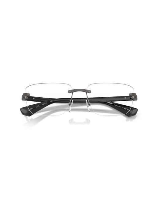 Burberry Black Be1392 1316 Optical Frames Metal Squared Normal for men