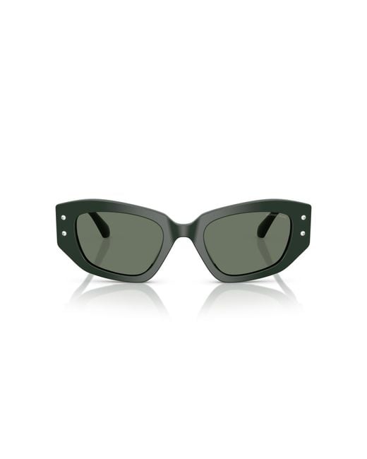 Michael Kors Green Mk2234B Le Praz 40063H Sunglasses Acetate Geometric Normal